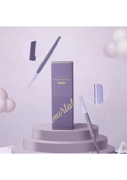 2 Adet Set Ammortals 2 Adet Kadın Kaş Düzeltici Şekillendirici Katlanır Paslanmaz Çelik Yüz Usturası (Yurt Dışından) modelleri