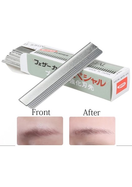 20 Adet 10/20 Adet Kalıcı Makyaj Özel Kaş Eserdir Tıraş Kaş Bıçağı Paslanmaz Çelik Tek Taraflı Bıçak Güzellik Makyaj Aracı (Yurt Dışından) fiyatları