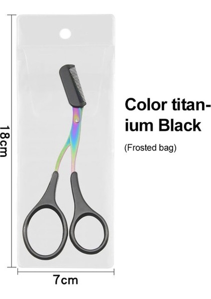 A08 Kaş Makası Kaş Düzeltici Makas Tarak ile Taşınabilir Kaş Kesme Bıçağı Keskin Bıçaklı Epilasyon Tıraş Makinesi Kaş Şekillendirme Araçları (Yurt Dışından)