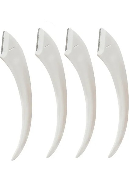 4 Adet-Beyaz 4 Adet 8 Adet Kaş Düzeltici Seti Kaş Makas Kaş Tarak Jilet Yüz Kirpik Fırçası Bakım Şekillendirme Seti Güzellik Araçları Için Cımbız (Yurt Dışından)