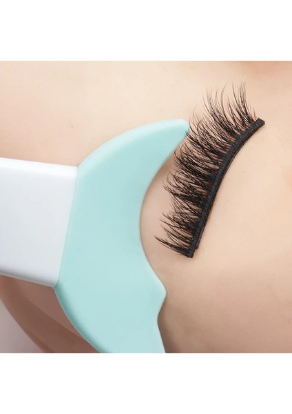 Mor Silikon Göz Farı Eyeliner Stencil Marscara Ruj Stencil Kozmetik Göz Farı Aracı Makyaj Eyeliner Kaş Şekillendirici Şablon (Yurt Dışından) modelleri