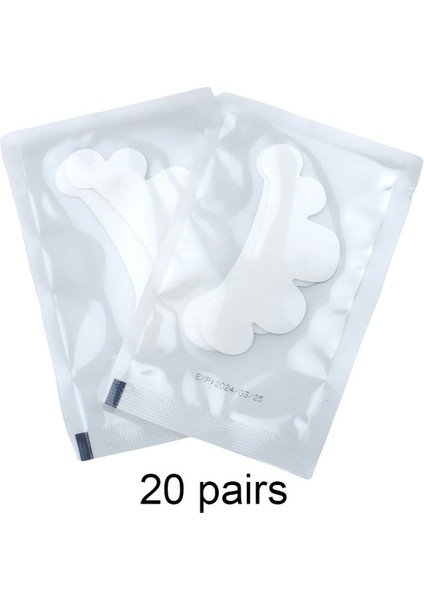 20 Adet Şeffaf 20/50 Çift Kirpik Uzatma Göz Çıkartmalar Hidrojel Yamalar Aşılama Kirpik Göz Pedleri Altında Kirpik Uzatma Kirpik Araçları Makyaj (Yurt Dışından)