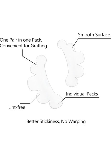 20 Adet Şeffaf 20/50 Çift Kirpik Uzatma Göz Çıkartmalar Hidrojel Yamalar Aşılama Kirpik Göz Pedleri Altında Kirpik Uzatma Kirpik Araçları Makyaj (Yurt Dışından) fırsatları