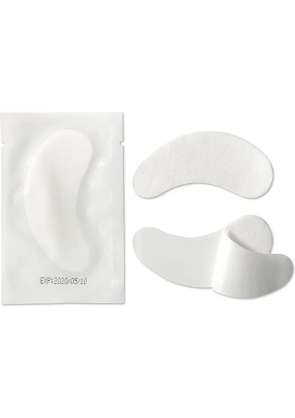 AA002 -02 100 Çift/grup Kirpik Kağıt Yamalar Pembe Pedleri Jel Göz Pedleri Altında Aşılı Yanlış Kirpik Uzatma Makyaj Araçları (Yurt Dışından)