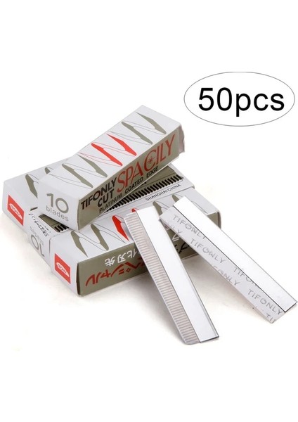 50 Adet 20/50/100 Adet Profesyonel Kaş Bıçakları Saç Kesme Kesme Bıçağı Microblading Çok Fonksiyonlu Bıçaklar Kalıcı Makyaj Araçları (Yurt Dışından)