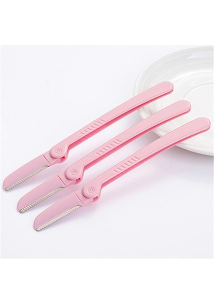 3 Adet Pembe Katlanır Kaş Şekillendirici Yüz Usturası (Yurt Dışından) fırsatları