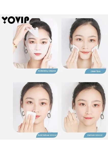 50 Adet 50/240 Adet Tek Kullanımlık Cilt Gerilebilir Islak Kompres Pamuk Makyaj Temizleme Mendili Havlu Yüz Toniği Cilt Bakımı Temizleme Araçları (Yurt Dışından) modelleri