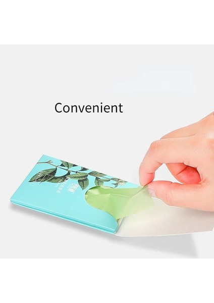 No.1 100 Adet/torba Yeşil Yüz Emici Kağıt Yüz Yağ Kontrolü Temizleme Mendilleri Emici Levha Yağlı Paspas Dokular Yüz Bakım Aksesuarları (Yurt Dışından) indirimleri