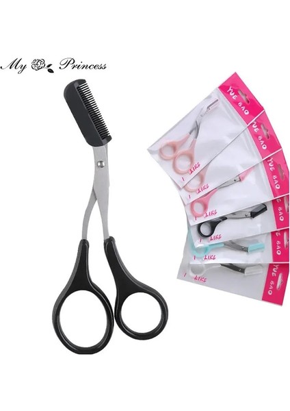 05 Yeşil Kaş Düzeltici Makas Tarak Kirpik Saç Makas Klipler Şekillendirme Kaş Jilet Bakım Wenkbrauw Düzeltici 5 Renk (Yurt Dışından) fiyatları