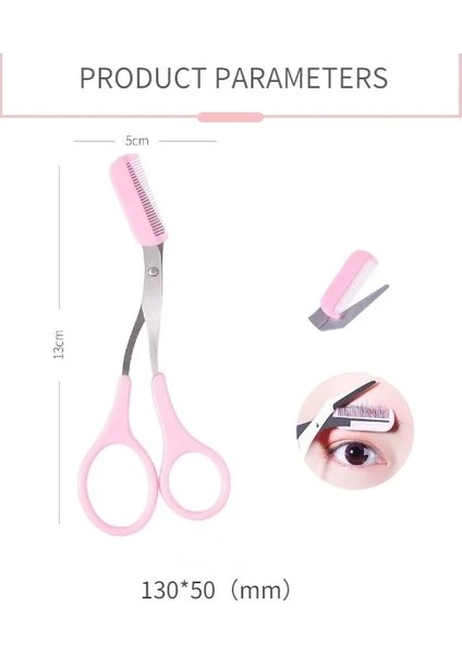 05 Yeşil Kaş Düzeltici Makas Tarak Kirpik Saç Makas Klipler Şekillendirme Kaş Jilet Bakım Wenkbrauw Düzeltici 5 Renk (Yurt Dışından) modelleri