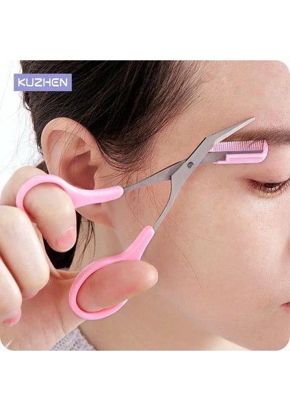 Bl 6 Renk 1 Adet Kaş Düzeltici Makas Tarak Kirpik Saç Makas Klipleri Şekillendirme Kaş Jilet Kesme Damat Saç Trim (Yurt Dışından) fiyatları