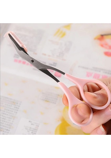 Bl 6 Renk 1 Adet Kaş Düzeltici Makas Tarak Kirpik Saç Makas Klipleri Şekillendirme Kaş Jilet Kesme Damat Saç Trim (Yurt Dışından) indirimleri