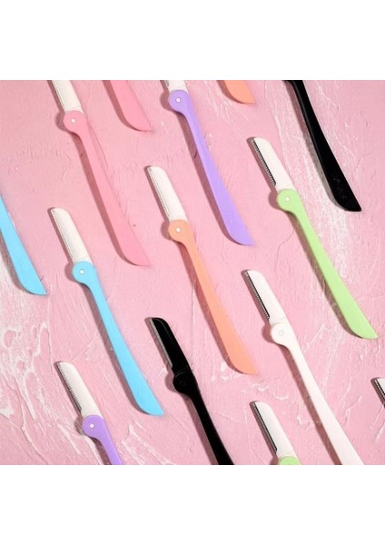 Mor 3 Adet Kadın Kaş Düzeltici Şekillendirici Yüz Usturası(Yurt Dışından) fiyatları