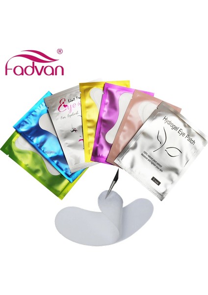 Altın 50 Çift Fadvan Profesyonel Kirpik Yapı Için Göz Altında Pedleri Tüy Bırakmayan Jel Kağıt Kirpik Yamaları 50/100 Çift Yanlış Kirpik Aşılama Aracı (Yurt Dışından)