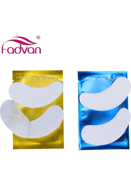 Altın 50 Çift Fadvan Profesyonel Kirpik Yapı Için Göz Altında Pedleri Tüy Bırakmayan Jel Kağıt Kirpik Yamaları 50/100 Çift Yanlış Kirpik Aşılama Aracı (Yurt Dışından) fiyatları