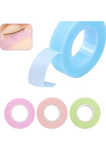Rastgele Karışık Renk 3 Rulo Renkli Kirpik Uzatma Bandı Cerrahi Nonwoven Kağıt Kirpik Uzatma Yapışkan Bant (Yurt Dışından)