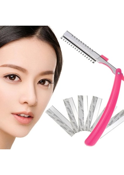 Rastgele Renk 1 Adet Kadın Kaş Düzeltici Şekillendirici Yüz Usturası Seti (Yurt Dışından) modelleri