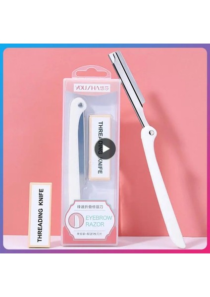 1 Adet Kadın Jilet Kaş Katlanabilir Yüz Jilet Kadınlar Için Kaş Jilet Dermaplaning Kaşları Jilet Yüz Jilet Bayan Yüz Bıçakları (Yurt Dışından) modelleri