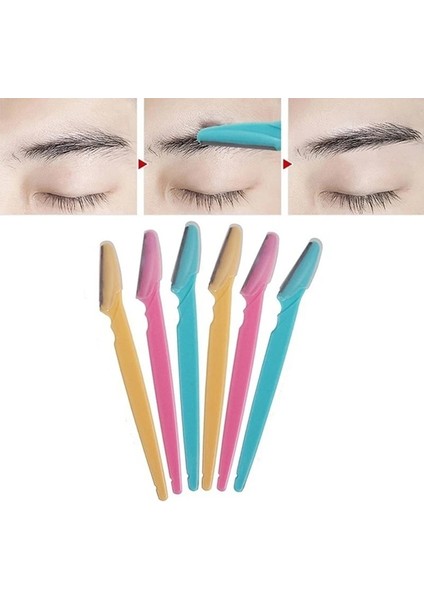 6 Adet Rastgele Renk 6 Adet/takımKadın Kaş Düzeltici Şekillendirici Yüz Usturası (Yurt Dışından) modelleri