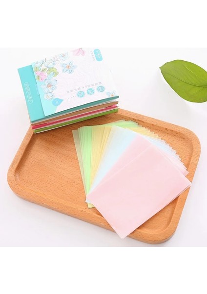 Yeşil ÇAY-100PCS 50/100 Adet/kutu Yüz Yağı Taşınabilir Kurutma Kağıdı Paspas Yüz Mendil Yüz Temizleyici Yağ Kontrolü Yağ Emici Yüz Havlusu Araçları (Yurt Dışından) fiyatları
