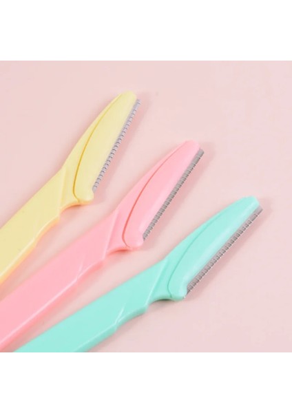 3 Adet Mix Renk 3/4/10 Adet Kadın Kaş Düzeltici Yüz Usturası (Yurt Dışından)