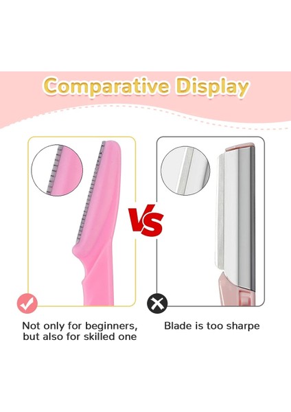 2 Adet 2/5 Adet Kadın Kaş Düzeltici Taşınabilir Yüz Jileti (Yurt Dışından) modelleri