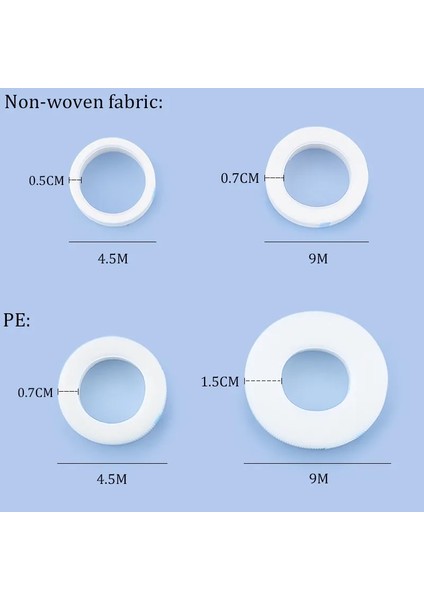Pembe 6 Adet Yeni Nefes Alması Kolay Tıbbi Bant/beyaz Ipek Kağıt Yamalar Altında Kirpik Uzatma Kaynağı Kirpik Uzatma Bandı (Yurt Dışından) indirimleri