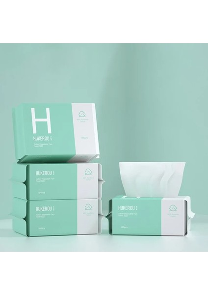 Düz Örgü 100 50/100 Yaprak Çekmeceli Yüz Havlusu Kalınlaştırılmış Tek Kullanımlık Pamuk Yumuşak Havlu Islak ve Kuru Inci Desenli Makyaj Temizleyici Yüz Havlusu (Yurt Dışından) fiyatları