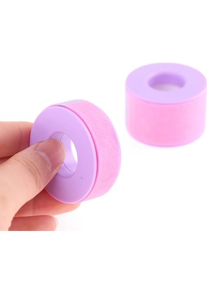 10 Adet Pembe 10 Rolls Dokunmamış Tıbbi Silikon Jel Kirpik Bandı Nefes Alabilir Hassas Dayanıklı Pembe Göz Altı Pedi Kirpik Uzatma Araçları (Yurt Dışından)