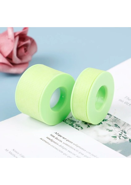 10 Adet Pembe 10 Rolls Dokunmamış Tıbbi Silikon Jel Kirpik Bandı Nefes Alabilir Hassas Dayanıklı Pembe Göz Altı Pedi Kirpik Uzatma Araçları (Yurt Dışından)