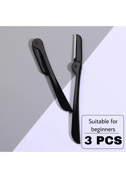 Sarı 3 Adet Kadın Kaş Düzeltici Şekillendirici Yüz Usturası (Yurt Dışından) fiyatları