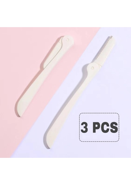 Sarı 3 Adet Kadın Kaş Düzeltici Şekillendirici Yüz Usturası (Yurt Dışından) indirimleri