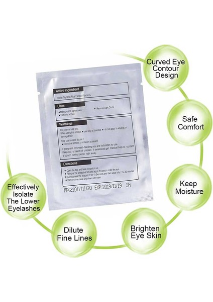 Pembe 50 Adet 10/50/100 Çift Kirpik Uzatma Yama Kirpik Altına Aşılı Yanlış Kirpik Uzatma Malzemeleri Etiket Makyaj (Yurt Dışından) fırsatları