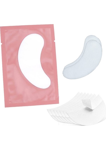 GELPADS-100-PEMBE 100 Çift Kirpik Uzatma Kağıt Yamalar Kirpik Aşılı Göz Etiket Ipuçları Kirpik Buliding Göz Pedleri Altında (Yurt Dışından) modelleri