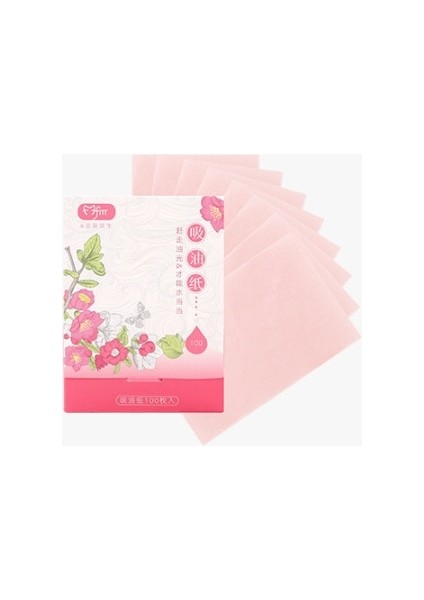 Kutu Başına 100 Adet No.5 Yaz Yüz Yağı Kurutma Levhaları Kağıt Temizleme Yüz Yağ Kontrolü Emici Kağıt Güzellik Makyaj Araçları Rulo Tipi Rulo 5 M (Yurt Dışından)