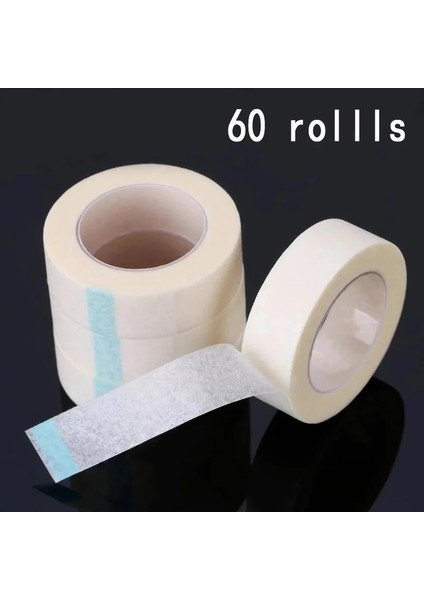 40 Rolls Kirpik Uzatma Bandı Kirpik Uzatma Tüy Bırakmayan Nefes Dokuma Olmayan Kumaş Yapışkanlı Mikro Gözenekli Yanlış Kirpik Yama Makyaj Araçları (Yurt Dışından)
