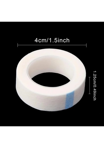 40 Rolls Kirpik Uzatma Bandı Kirpik Uzatma Tüy Bırakmayan Nefes Dokuma Olmayan Kumaş Yapışkanlı Mikro Gözenekli Yanlış Kirpik Yama Makyaj Araçları (Yurt Dışından)