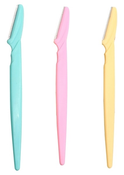 3 Adet 3/6/9 Adet Kadın Kaş Düzeltici Şekillendirici Yüz Usturası (Yurt Dışından)