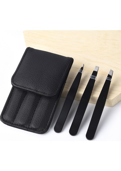 Pembe 1 Adet Eğim 3 Adet/takım Paslanmaz Çelik Siyah Kaş Cımbız Noktası Ucu/eğimli Uç/düz Uçlu Epilasyon Makyaj Araçları Çanta Kılıf ile Güzellik Araçları (Yurt Dışından) fırsatları