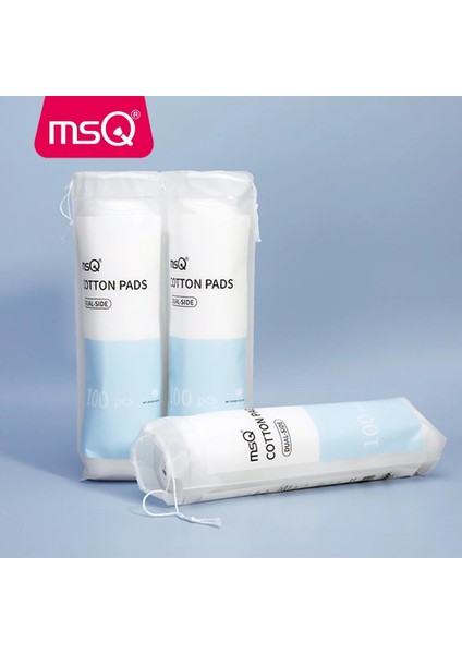 HZM100(3) 1 Msq 100PCS/300PCS Makyaj Temizleyici Pamuk Pedler Yıkanabilir Mermi Temizleme Yumuşak Yüz Pamuk Makyaj Temizleme Güzellik Araçları (Yurt Dışından)