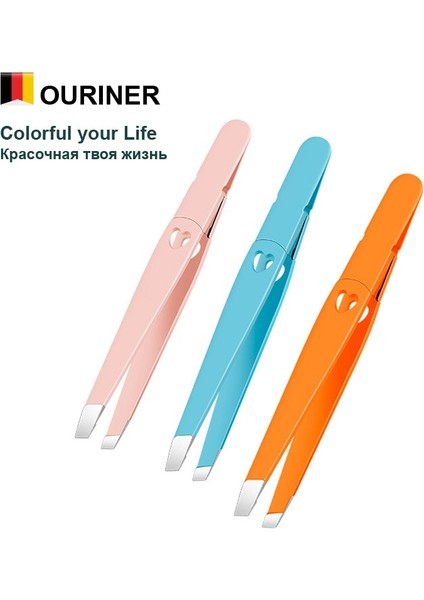 Pembe 2022 Yeni Renkli Paslanmaz Çelik Kaş Cımbızı (Yurt Dışından) fiyatları