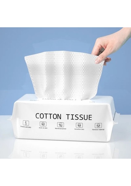 50 Sayfalık 20X20 cm Yüz Için Yeniden Kullanılabilir Pamuk Pedler Tek Kullanımlık Yüz Havlusu Makyaj Çıkarıcı Pedler Yıkanabilir Temizleme Mendili Profesyoneller Için Makyaj Araçları (Yurt Dışından)