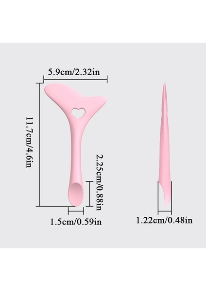 Mavi Eyeliner Makyaj Şablonları Çok Fonksiyonlu Silikon Maskara Ruj Göz Farı Makyaj Şablonu Yeniden Kullanılabilir Güzellik Makyaj Aracı (Yurt Dışından)