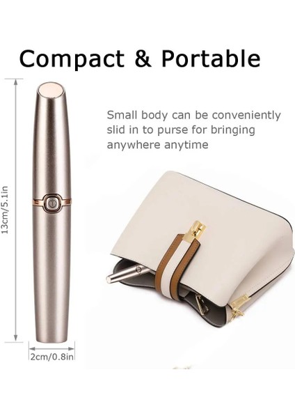 2 In 1 Set Beyaz Elektrikli Kaş Burun Yüz Epilatör (Yurt Dışından) indirimleri