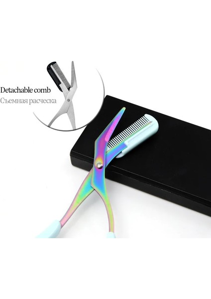 Pembe Yeni Kaş Düzeltici Makas Tarak Paslanmaz Çelik Kirpik Saç Makas Klipler Şekillendirme Kaş Jilet Bakım Şekillendirme Tıraş Makinesi (Yurt Dışından) fiyatları