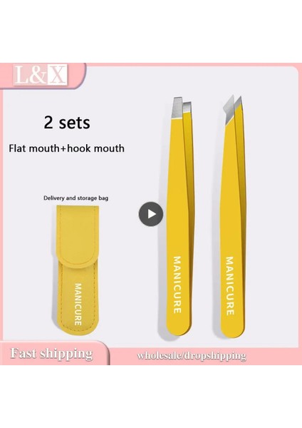 Stil A 4 Adet 1 ~ 10 Adet Renkli Paslanmaz Çelik Kaş Cımbızı (Yurt Dışından) modelleri