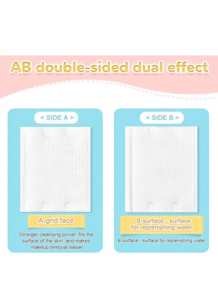 Set 2 100-322 Adet Makyaj Temizleme Pedleri 3 Katmanlı Pamuk Pedler Makyaj Yüz Temizleyici Pamuk Yüz Cilt Bakımı Göğüs Pedleri Cilt Temizleme (Yurt Dışından) modelleri