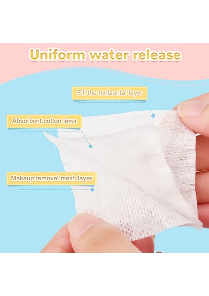 Set 2 100-322 Adet Makyaj Temizleme Pedleri 3 Katmanlı Pamuk Pedler Makyaj Yüz Temizleyici Pamuk Yüz Cilt Bakımı Göğüs Pedleri Cilt Temizleme (Yurt Dışından) fırsatları