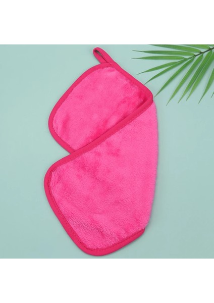 Gül Kırmızı Kız Yumuşak Yeniden Kullanılabilir Yüz Temizleme Mikrofiber Havlu Makyaj Kaldırma Pedi Bez Yüz Güzellik Araçları Banyo Havlusu Ürün (Yurt Dışından) indirimleri