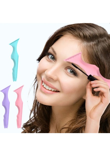 Yeşil Eyeliner Stencil Kanat Ipuçları Silikon Kedi Göz Astar Stencil Yeni Başlayanlar Için Çok Fonksiyonlu Yeniden Kullanılabilir Aplikatör Makyaj Aracı (Yurt Dışından)